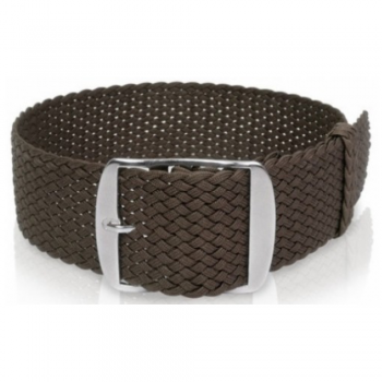 Horlogeband Perlom 18mm Bruin - 23944