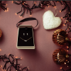 Jackie Collier, 14krt.goud "Festive sparkling Neclace" met wit topaas - 23952
