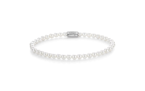 Rebel and Rose Armband Pearl Gem 4mm (maat S: 16,5cm) - 23964
