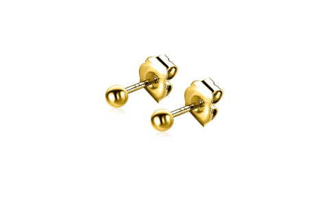 Zinzi Oorknoppen, model ZIO807G  (3mm.) - 23980