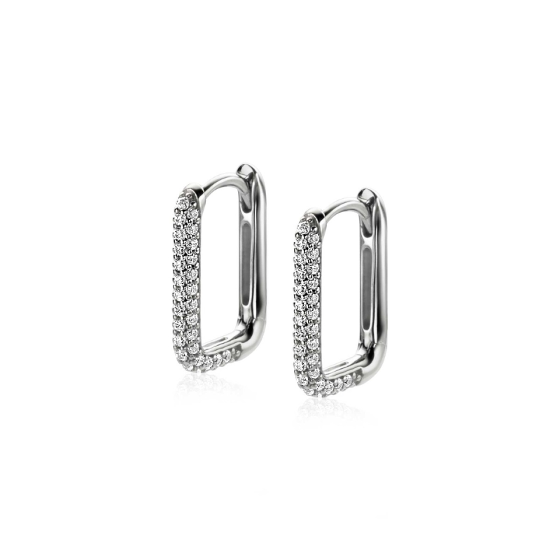 Zinzi Oorringen, Model ZIO2221Z rechthoek (15x2mm.) - 23996 Zinzi Oorringen, Model ZIO2221Z rechthoek (15x2mm.) - 23996