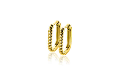 Zinzi Oorringen, model ZIO2691G ovaal (18x2,5mm) - 24000