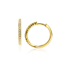 Zinzi Oorringen, model ZGO506 14krt.goud (12,5x1,8mm.) - 24014 Zinzi Oorringen, model ZGO506 14krt.goud (12,5x1,8mm.) - 24014