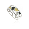AUDAR Armband, model BA1593 zilver met 18krt.goud (lengte 19,5cm) - 24074