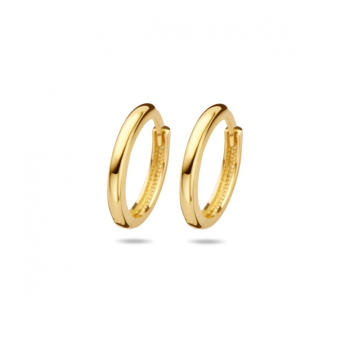Oorringen, 14krt.goud (14x2mm.) - 22556