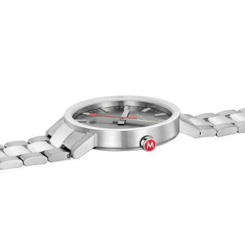 Mondaine Horloge Classic 660.30360.81SBJ Mat Grijs (40mm) - 24139