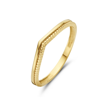 Jackie Ring,14krt.goud "Windsor ring" (maat 54) - 24152