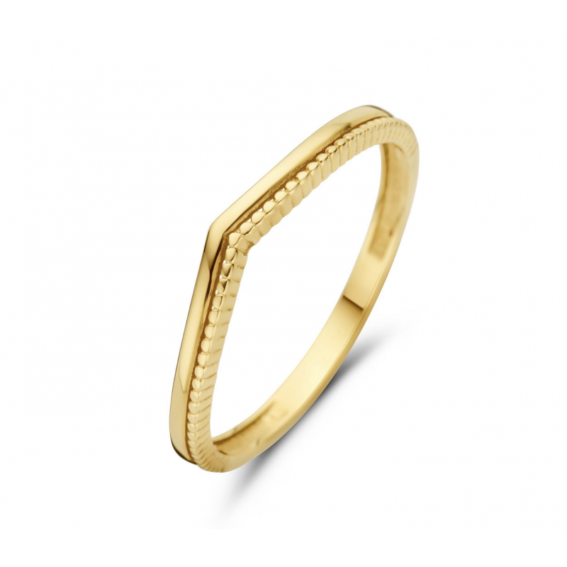 Jackie Ring,14krt.goud "Windsor ring" (maat 54) - 24152 Jackie Ring,14krt.goud "Windsor ring" (maat 54) - 24152