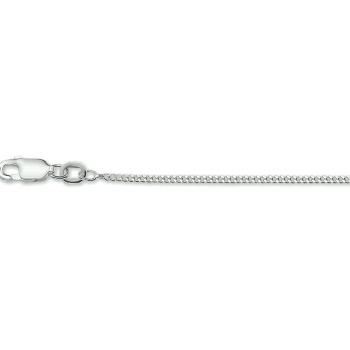 Collier, zilver gourmette 1,4mm. (lengte: 60cm.) - 24153 Collier, zilver gourmette 1,4mm. (lengte: 60cm.) - 24153