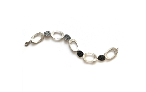 AUDAR Armband, model B2143 zilver (lengte 19cm) - 24168