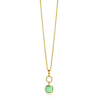 Zinzi Hanger, model-ZIH2308 draaibaar mintgroen en wit onyx (excl.collier) - 24200 Zinzi Hanger, model-ZIH2308 draaibaar mintgroen en wit onyx (excl.collier) - 24200