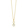 Zinzi Hanger, model-ZIH2308 draaibaar mintgroen en wit onyx (excl.collier) - 24200 Zinzi Hanger, model-ZIH2308 draaibaar mintgroen en wit onyx (excl.collier) - 24200