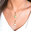 Zinzi Hanger, model-ZIH2308 draaibaar mintgroen en wit onyx (excl.collier) - 24200 Zinzi Hanger, model-ZIH2308 draaibaar mintgroen en wit onyx (excl.collier) - 24200
