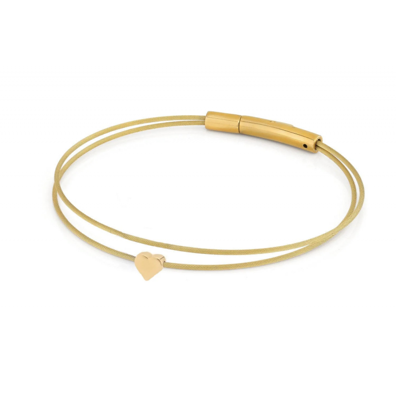 CLIC, Thinking of You edelstaal vergulde armband met Hartje (maat: 18cm.) - 24203