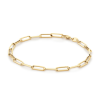 Jackie Armband, 14krt.goud Boxlink (lengte: 18,5cm.) - 24234