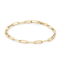 Jackie Armband, 14krt.goud Boxlink (lengte: 18,5cm.) - 24234