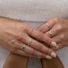 Jackie Ring,14krt.goud "Triangle WhiteTopaz" (maat 54) - 24237 Jackie Ring,14krt.goud "Triangle WhiteTopaz" (maat 54) - 24237