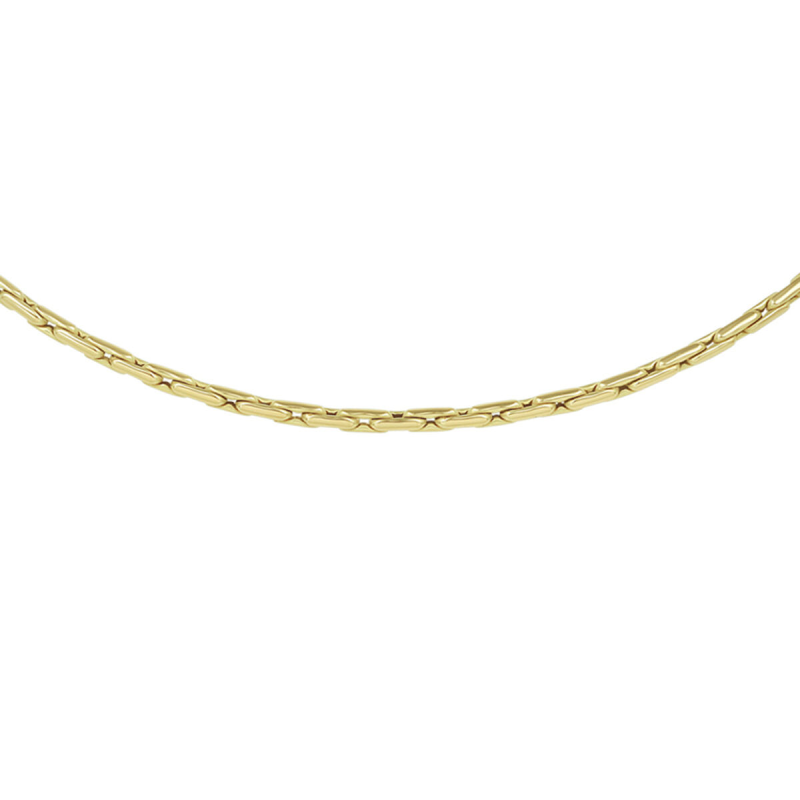 Collier, 14krt.goud cardanoschakel (lengte: 45cm.) - 24240 Collier, 14krt.goud cardanoschakel (lengte: 45cm.) - 24240