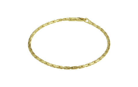 HC Armband, 14krt.goud cardanoschakel (lengte: 19cm.) - 24241
