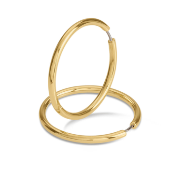 Boccia Oorringen, titanium/verguld model 05070-02 (39x3mm.) - 24282