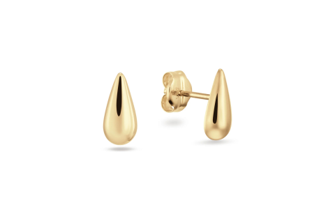 Jackie Oorknoppen, 14krt.goud "San Polo Studs" (8,5mm.) - 24304