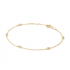 Jackie Armband, 14krt.goud "Let's Celebrate Bracelet" (lengte: 16-17,5cm.) - 24332