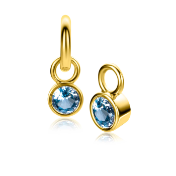 Zinzi Oorbedels, model ZICH-MRT birthstone december excl. oorringen (7mm.) - 24386