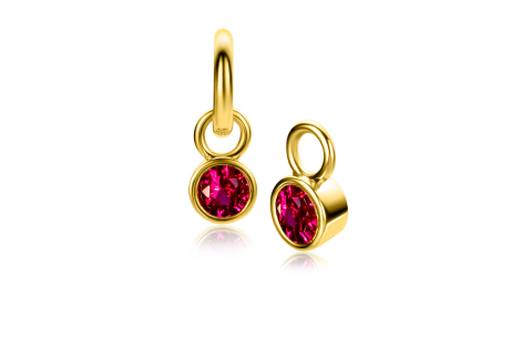Zinzi Oorbedels, model ZICH-JUL birthstone juli excl. oorringen (7mm.) - 24387