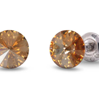 Spark Oorknoppen, model K1122SS29GS small candy studs 6mm. - 24415