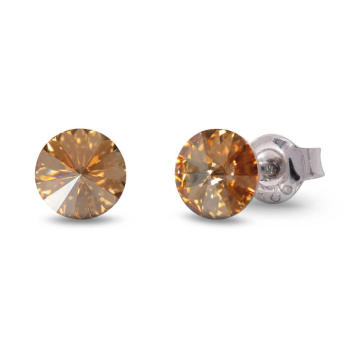 Spark Oorknoppen, model K1122SS29GS small candy studs 6mm. - 24415 Spark Oorknoppen, model K1122SS29GS small candy studs 6mm. - 24415