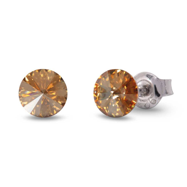 Spark Oorknoppen, model K1122SS29GS small candy studs 6mm. - 24415 Spark Oorknoppen, model K1122SS29GS small candy studs 6mm. - 24415