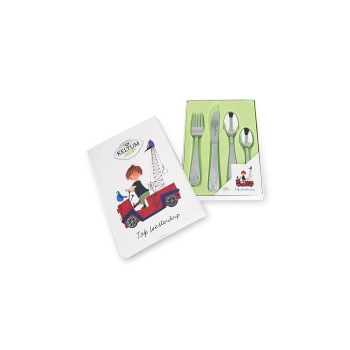 Kinderbestek, Pluk van de Petteflet 4dlg staal - Keltum - 24369 Kinderbestek, Pluk van de Petteflet 4dlg staal - Keltum - 24369
