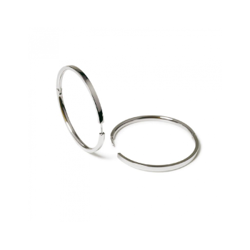 Boccia Oorringen, titanium model 0508-03 (40x2,5mm.) - 24357