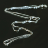 TAJ AMSTERDAM Zilveren Ketting model Lesedi (lengte 60cm.) - 24439