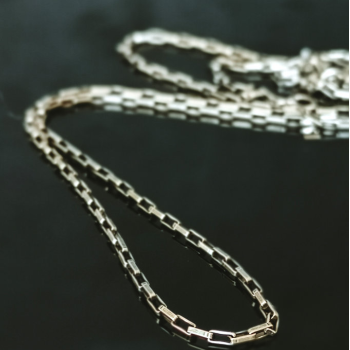 TAJ AMSTERDAM Zilveren Ketting Andrik met ovale schakel (lengte:55cm) - 24440