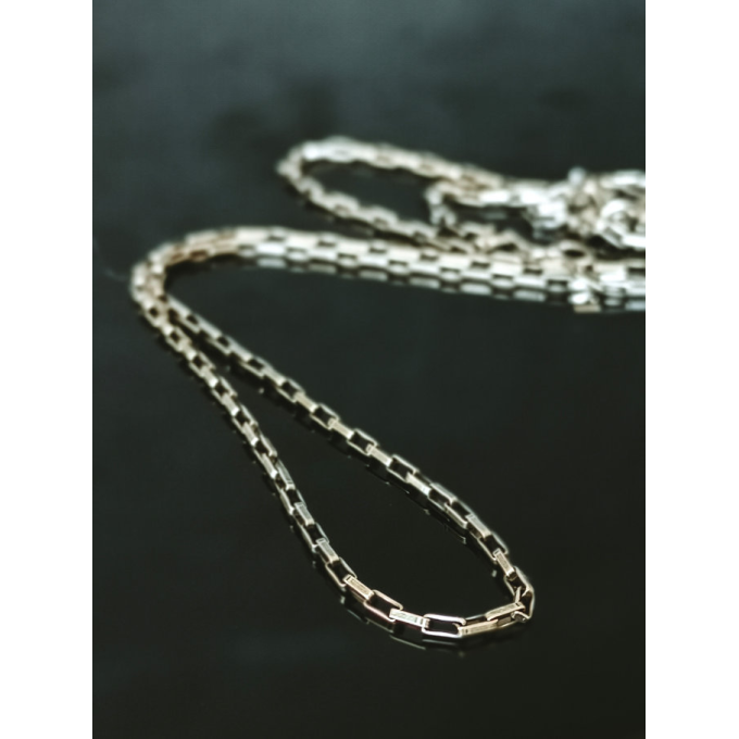 TAJ AMSTERDAM Zilveren Ketting Andrik met ovale schakel (lengte:55cm) - 24440