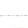Armband, 14krt.bicolour goud (lengte: 17-20cm.) - 24443