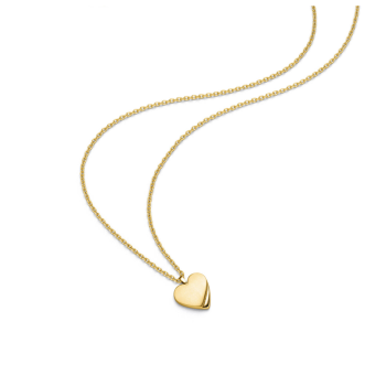 Boccia Collier, Titanium model 08083-02 incl. hart-hanger (lengte 41-46cm.) - 24463