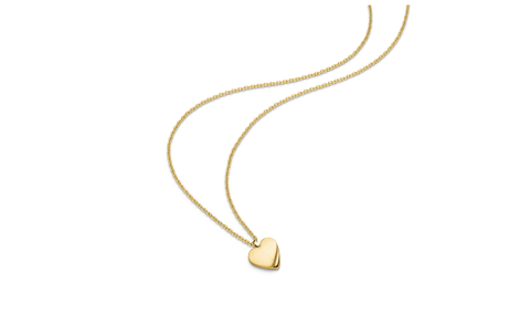 Boccia Collier, Titanium model 08083-02 incl. hart-hanger (lengte 41-46cm.) - 24463