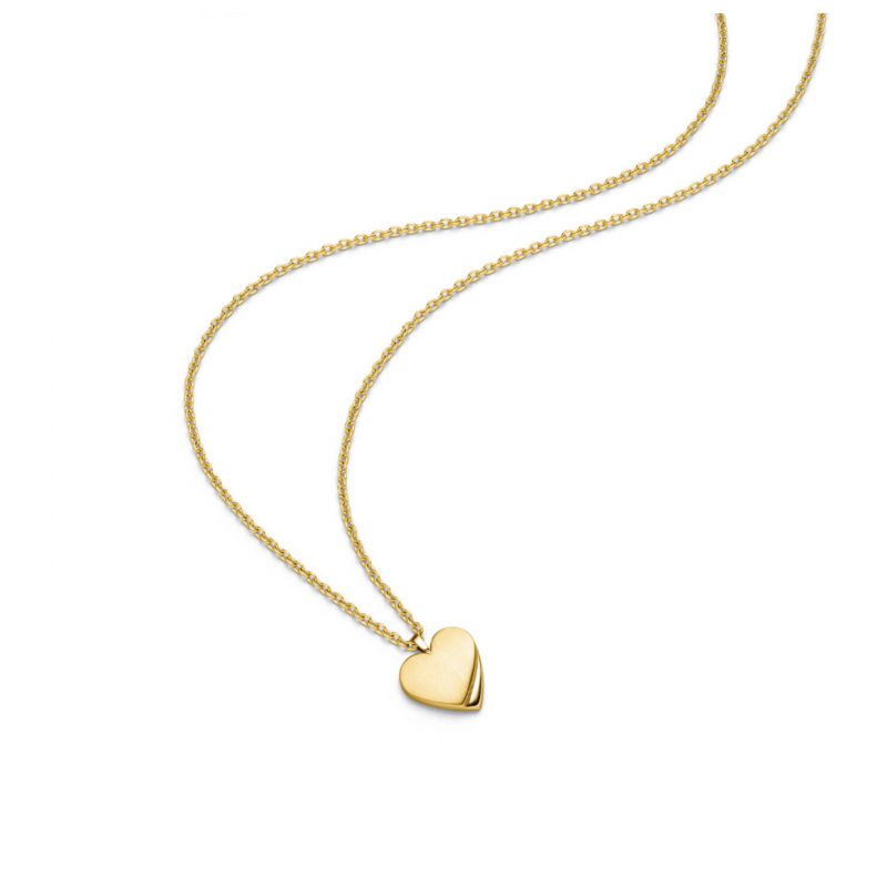 Boccia Collier, Titanium model 08083-02 incl. hart-hanger (lengte 41-46cm.) - 24463 Boccia Collier, Titanium model 08083-02 incl. hart-hanger (lengte 41-46cm.) - 24463