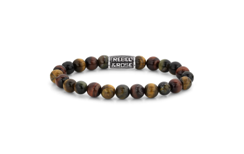 Rebel and Rose Armband Who's afraid of the Tiger Vintage (maat M: 17,5cm) - 24478