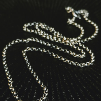TAJ AMSTERDAM Zilveren Ketting model Aeson (lengte 60cm.) - 24482