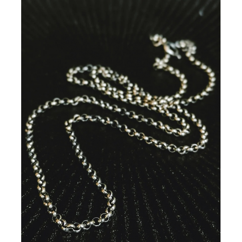 TAJ AMSTERDAM Zilveren Ketting model Aeson (lengte 60cm.) - 24482