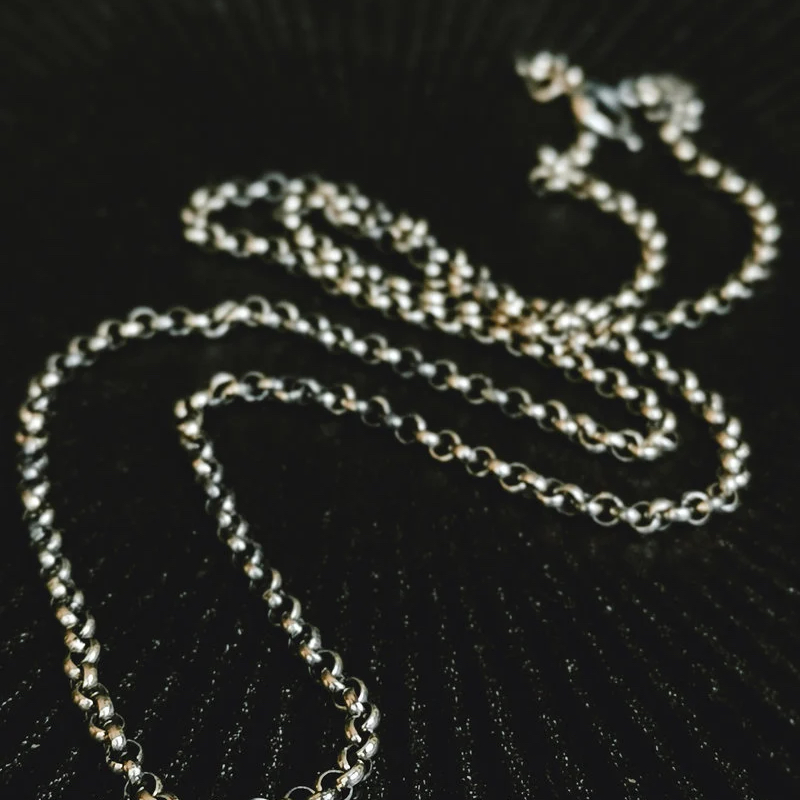 TAJ AMSTERDAM Zilveren Ketting model Aeson (lengte 60cm.) - 24482 TAJ AMSTERDAM Zilveren Ketting model Aeson (lengte 60cm.) - 24482