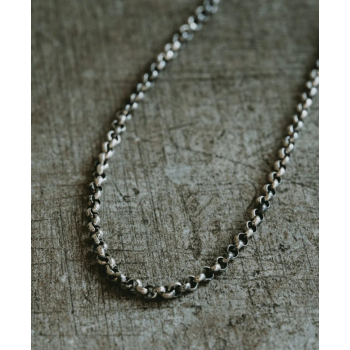 TAJ AMSTERDAM Zilveren Ketting model Aeson (lengte 60cm.) - 24482 TAJ AMSTERDAM Zilveren Ketting model Aeson (lengte 60cm.) - 24482