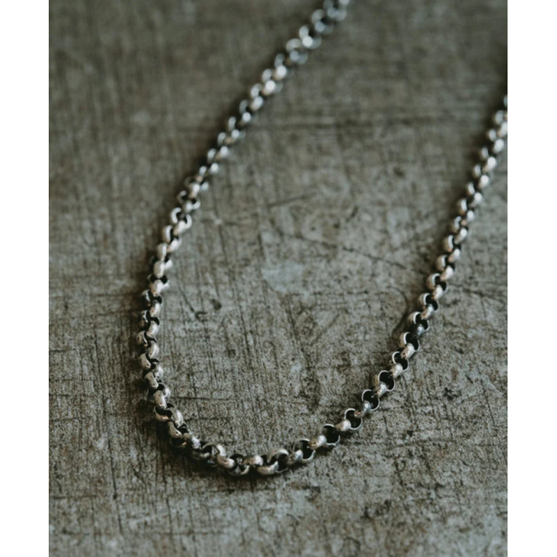 TAJ AMSTERDAM Zilveren Ketting model Aeson (lengte 60cm.) - 24482