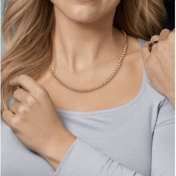Boccia Collier, Titanium model 08085-02  (lengte 45cm.) - 24491