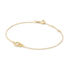 Jackie Armband, 14krt.goud "Giro Doppio Bracelet" (lengte: 16-17-18cm.) - 24492 Jackie Armband, 14krt.goud "Giro Doppio Bracelet" (lengte: 16-17-18cm.) - 24492
