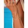 Jackie Armband, 14krt.goud "Giro Doppio Bracelet" (lengte: 16-17-18cm.) - 24492 Jackie Armband, 14krt.goud "Giro Doppio Bracelet" (lengte: 16-17-18cm.) - 24492