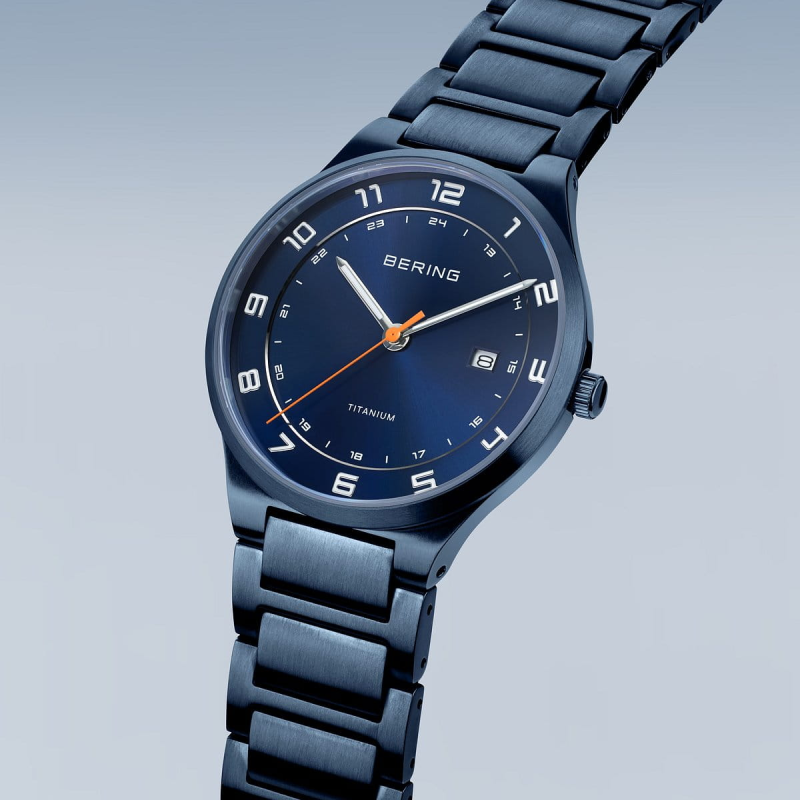 Bering Herenhorloge Quartz, 15139-797 (40mm) Titanium - 24502 Bering Herenhorloge Quartz, 15139-797 (40mm) Titanium - 24502